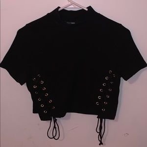 Black Crop Top